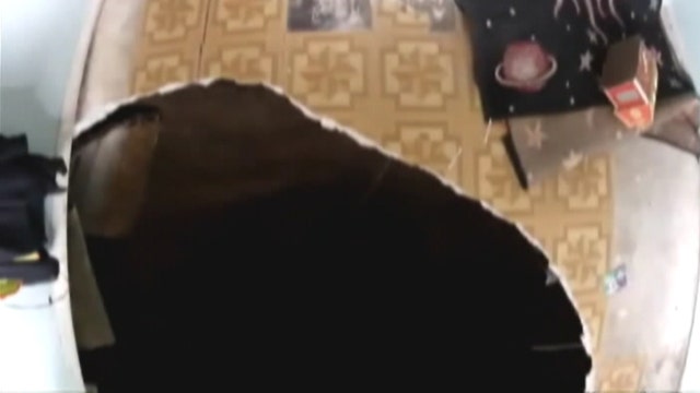 New video shows deadly sinkhole inside Florida home