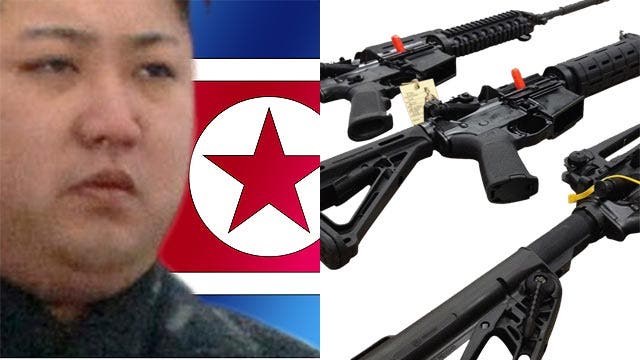 How is WH handling North Korean threats, gun control issue?