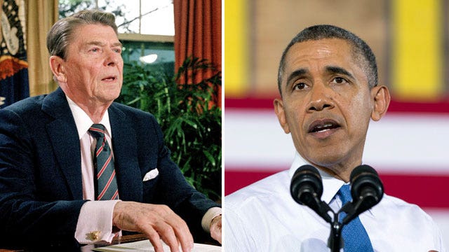 Is President Obama a 'reverse Ronald Reagan'?