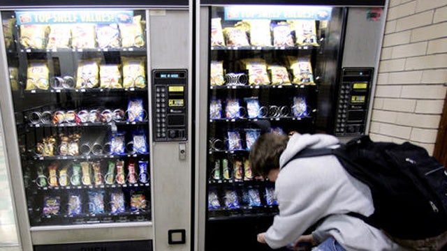 Snack attack: New law puts calories on vending machines
