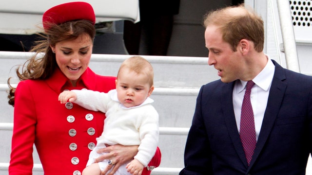 Royals land in New Zealand 