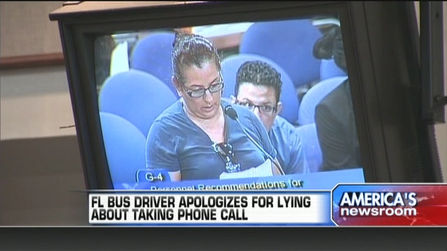 School Bus Driver Apologizes for Taking Call