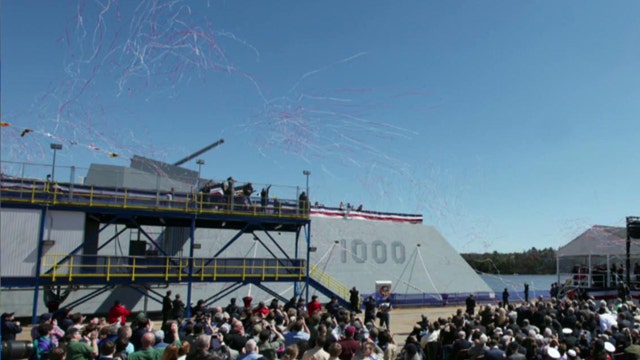 US Navy christens new warship ‘Zumwalt’ 