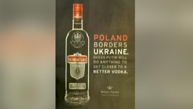 Grapevine: Vodka brand makes light of Ukraine crisis in ad