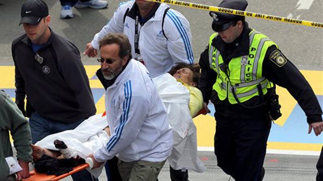 Emergency medical response to Boston blasts