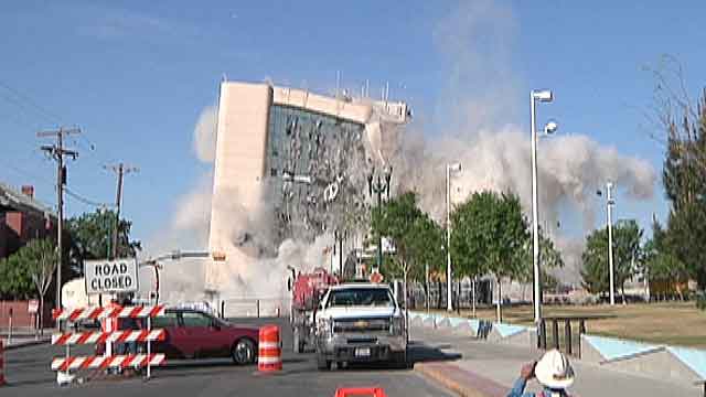 Demolition changes skyline of Texas town