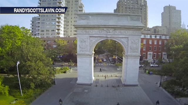 Photographer uses drone to capture New York City