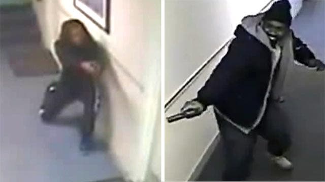 Shootout at Philadelphia motel caught on tape
