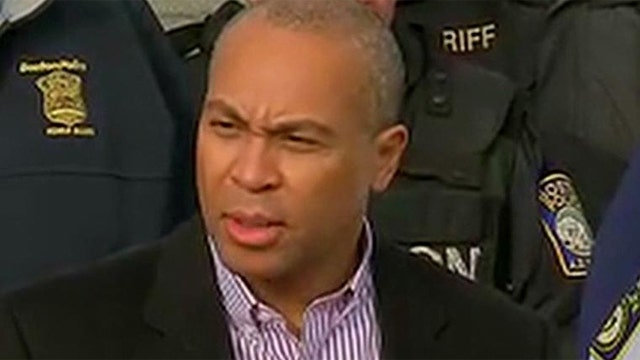 Gov. Patrick urges residents to stay indoors during manhunt 