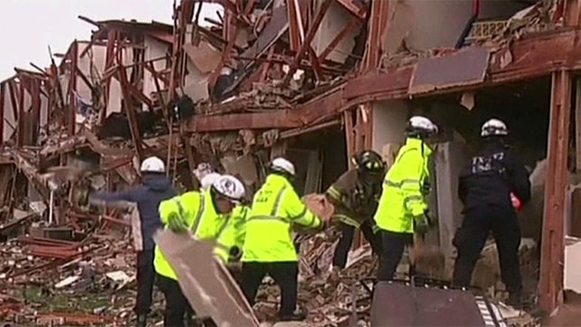 Plant explosion investigators search for clues