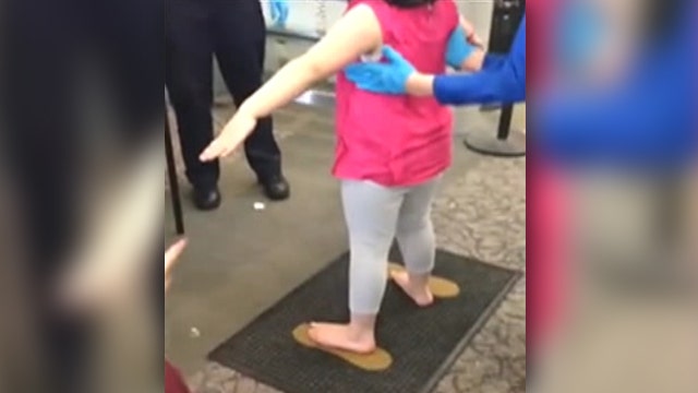 TSA agents pat down 2-year-old, 6-year-old siblings