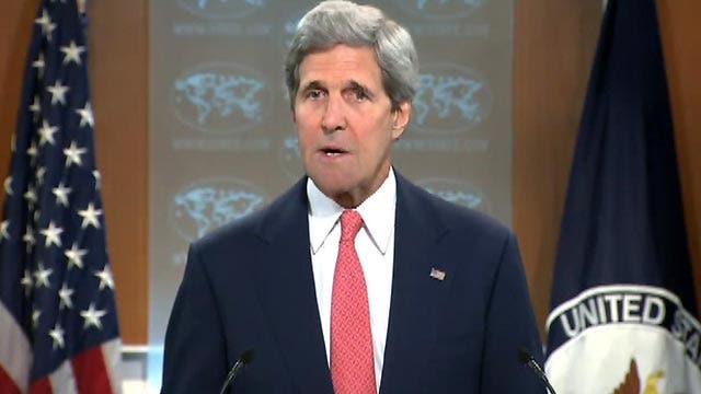 John Kerry makes a statement on Ukraine