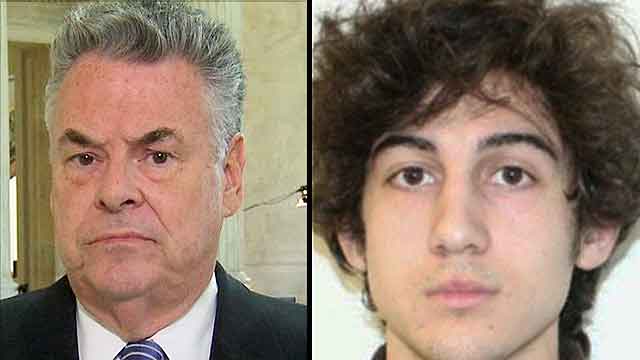 Rep. Peter King on Boston suspect being read Miranda rights