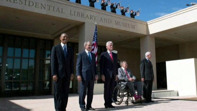 The George W. Bush Library dedication