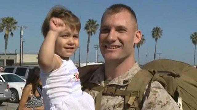 Thousands of marines reunited with family, friends