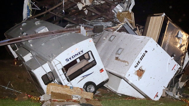 Rep. Griffin assesses tornado damage in Arkansas