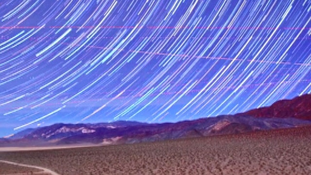 'Star trails' captured in time-lapse video