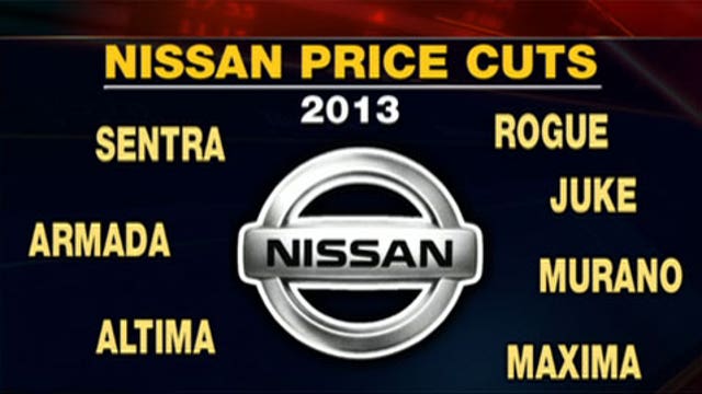 Price Cuts On Nissan Vehicles
