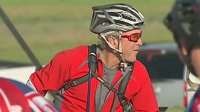 President George W. Bush hosts fourth annual Warrior 100K