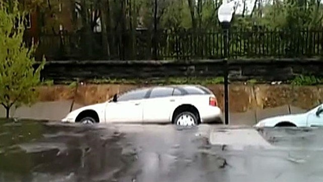 Massive sinkhole opens up in Baltimore