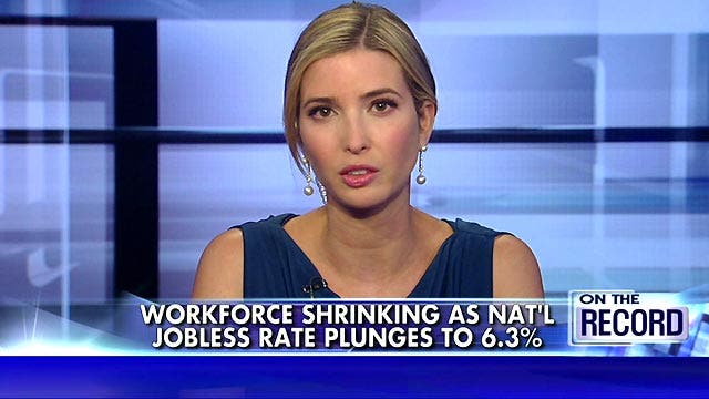 Ivanka Trump on the meaning of the new unemployment numbers