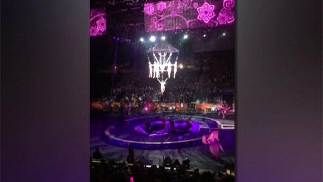 Circus acrobats seriously hurt during performance