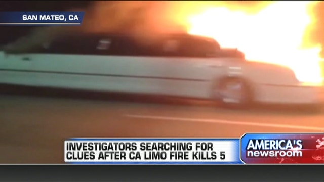 Limo Fire Kills 5 In California