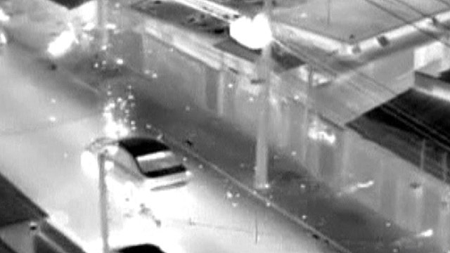 Video shows helicopter chase, shootout in Brazil