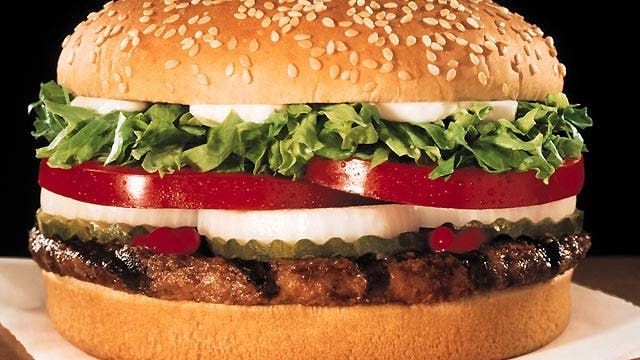 Wake up and smell the Whopper?