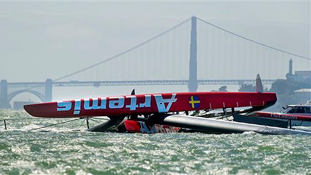 British Olympian dies in capsized America's Cup boat