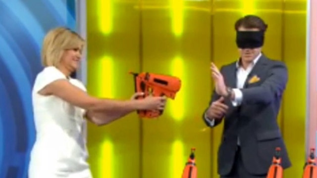 TV host nail gun nightmare