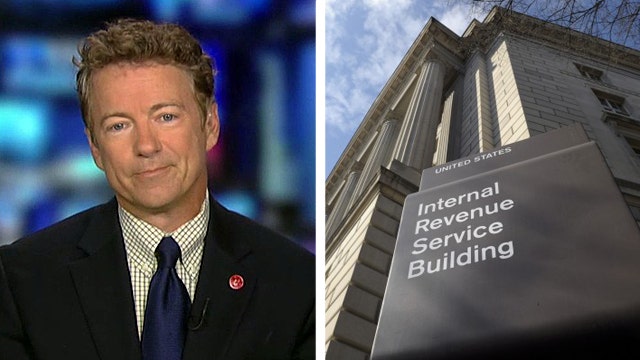 Sen. Rand Paul calls for IRS agents to be fired