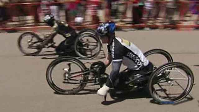 Wounded veterans compete in Warrior Games