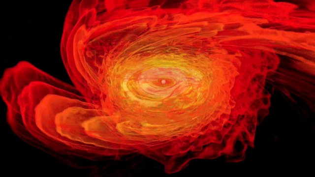 Black hole forms in one of universe's most violent events