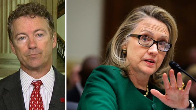 Sen. Paul calls on Clinton to accept blame for Benghazi