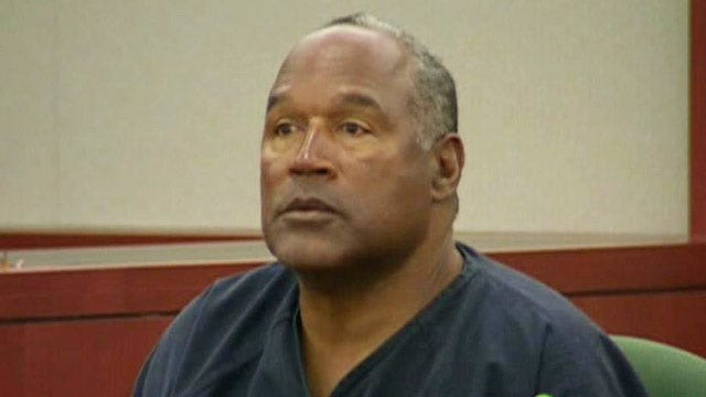 OJ Simpson relaxed on the stand