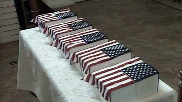 Unclaimed veterans' remains receive funeral