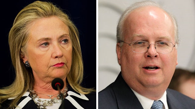 Karl Rove hammered over Hillary