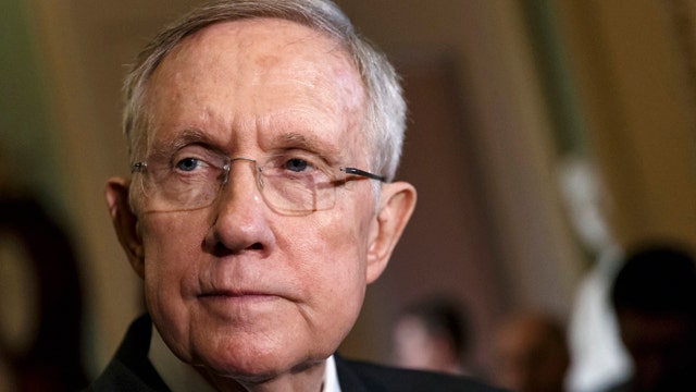 Harry Reid supporting limit on political donations