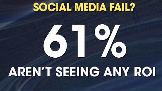 Survey: Social media not paying off for businesses
