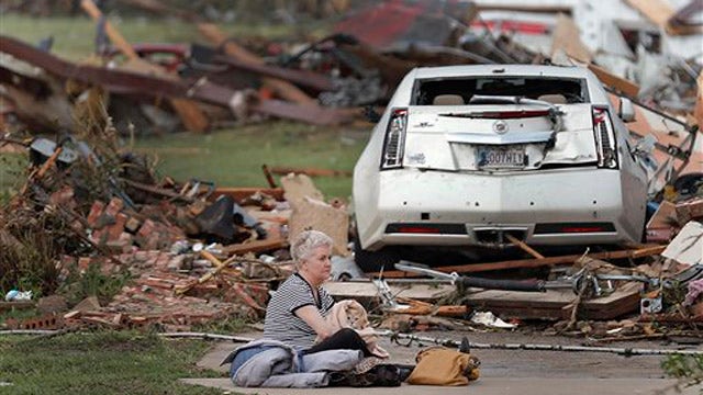 Okla. residents in shock, try to pick up pieces
