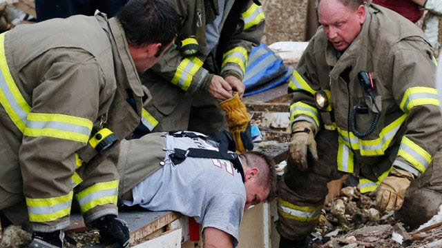Oklahoma governor 'rescue and recovery stages'