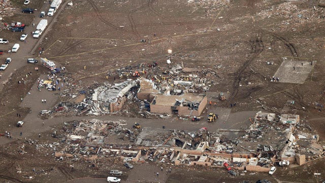 Monster tornado leaves 51 dead including 20 children