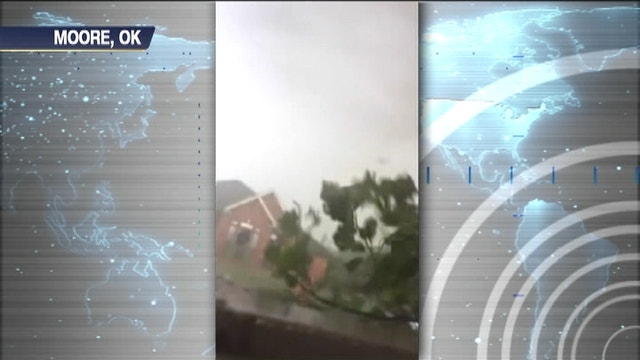 Amateur Video Captures Oklahoma Tornado