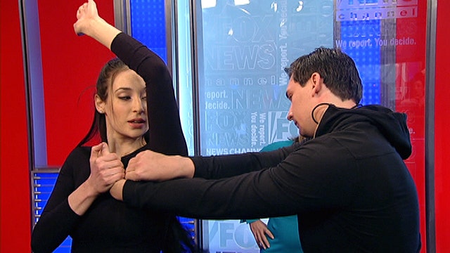 Avital Zeisler teaches self-defense techniques 