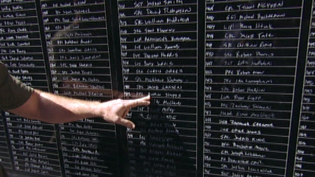 Navy veteran memorializes fallen heroes on wall