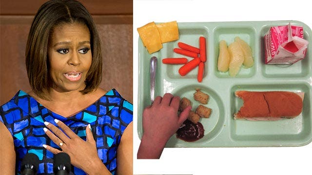 Michelle Obama in campaign mode over school lunch initiative