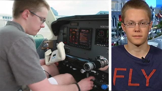 Teen pilot plans to fly around the world this summer