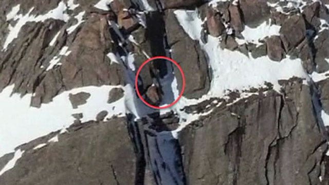 Hiker trapped for five hours lucky to be alive