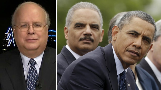 Karl Rove fired up over White House defense of Holder